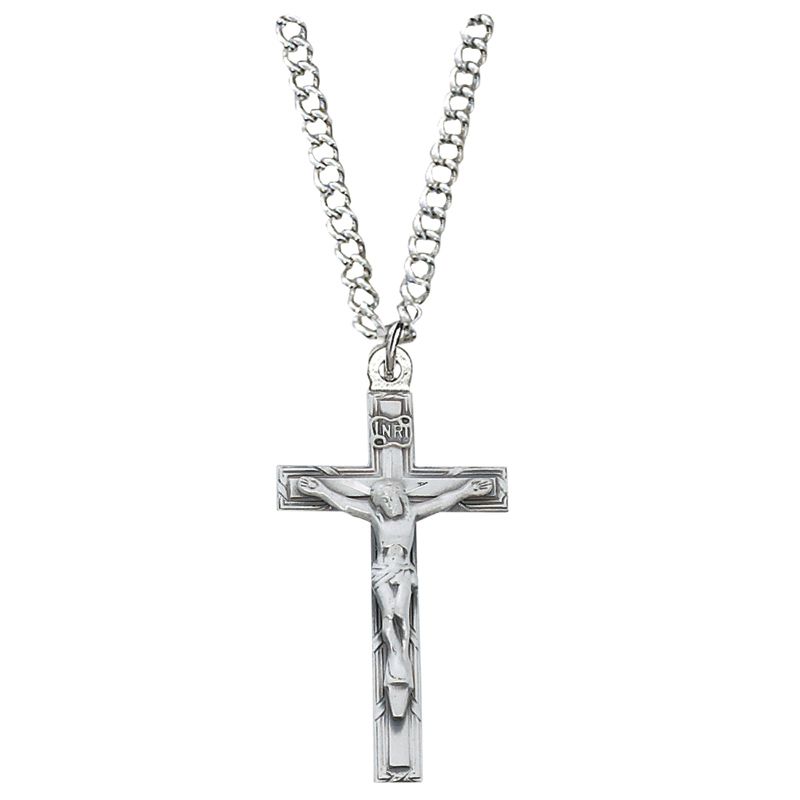 Crucifix With Etched Edge