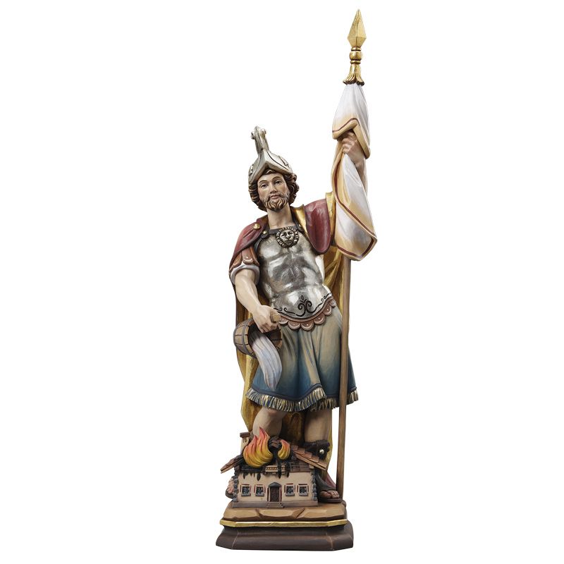 St Florian Woodcarve Statue
