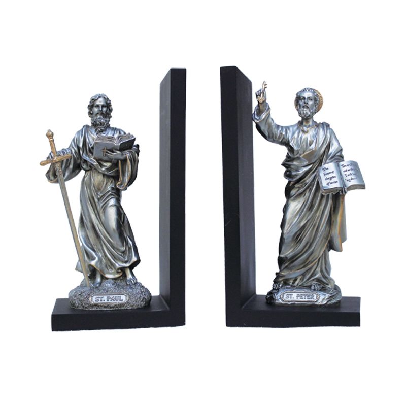 St Peter and Paul Pewter Bookends
