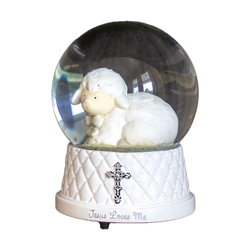 Jesus Loves Me Musical Water Globe