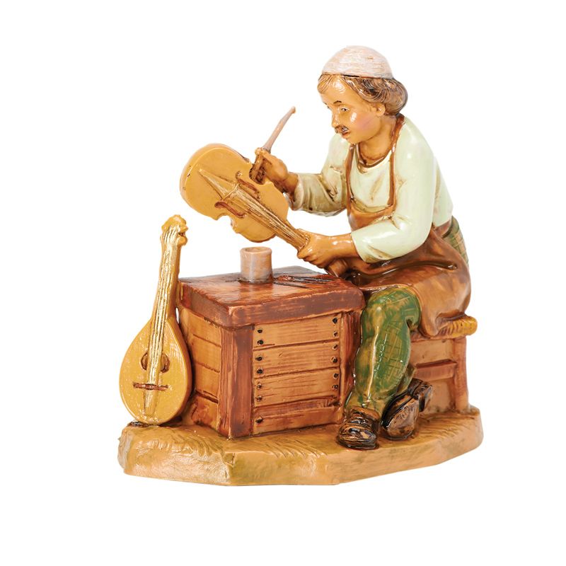 Fontanini Zimri Figurine - Instrument Maker