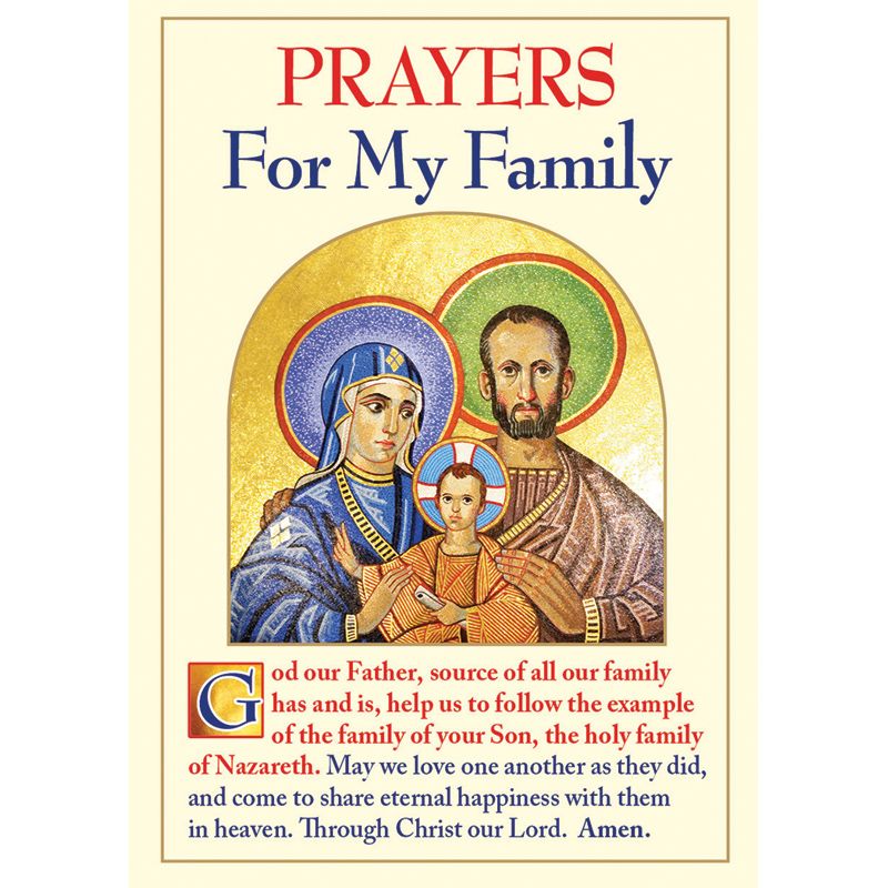 Prayers For My Family Prayer Cards - Pkg 20