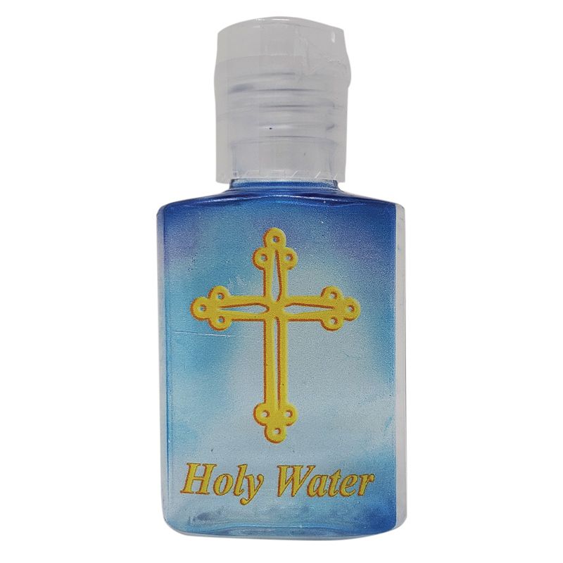 Cross Plastic Holy Water Bottle