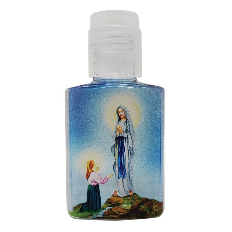 Our Lady Of Lourdes Plastic Holy Water Bottle