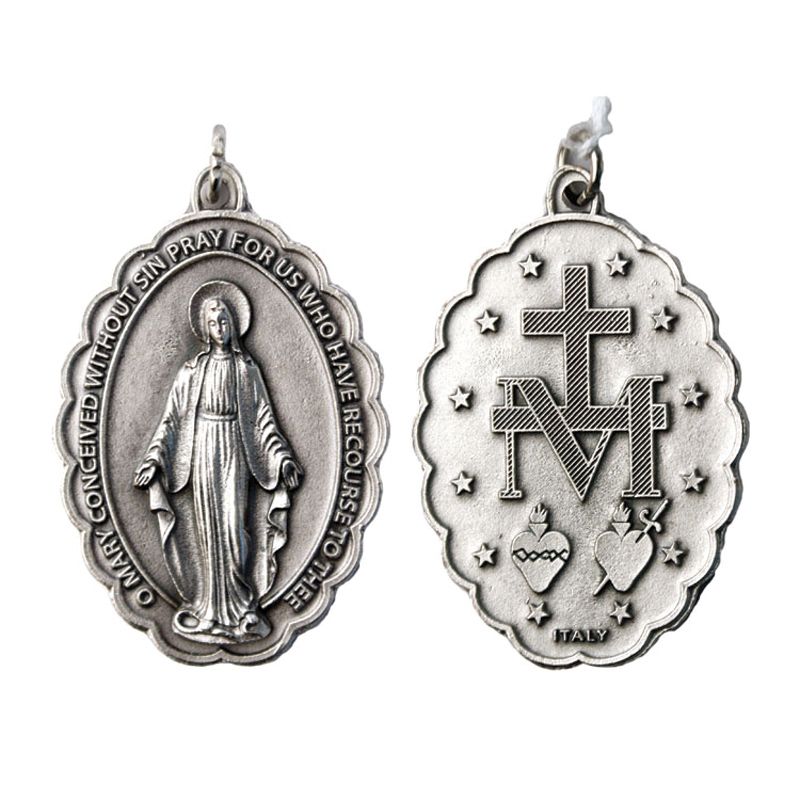 Scalloped Miraculous Medal