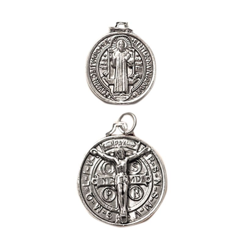 St Benedict With Corpus Medal