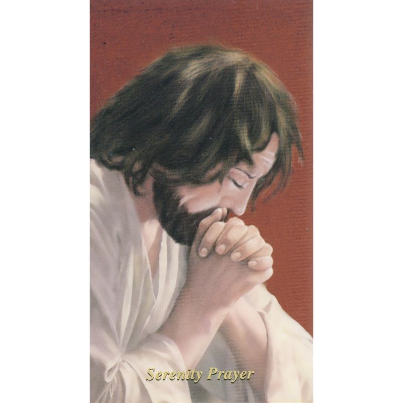 Serenity Prayer Holy Card