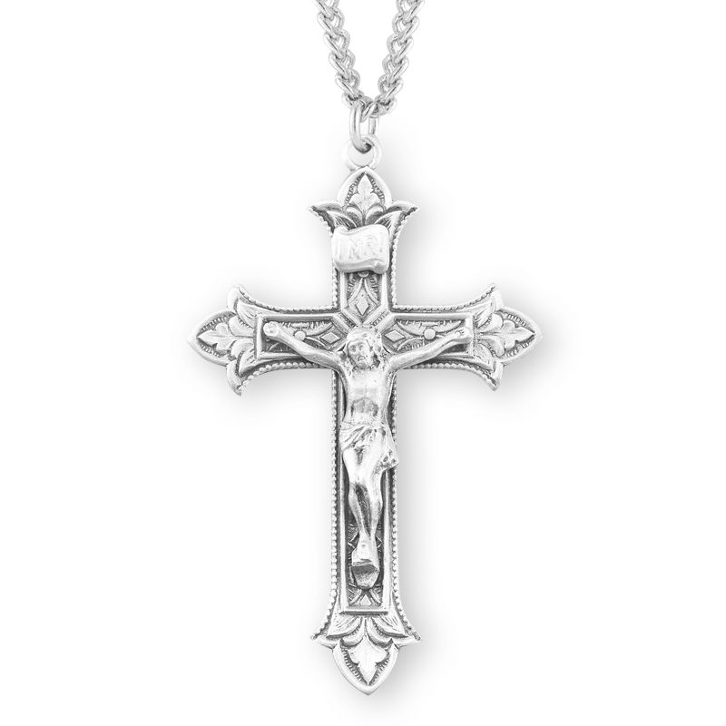 Fleur de Lis Crucifix