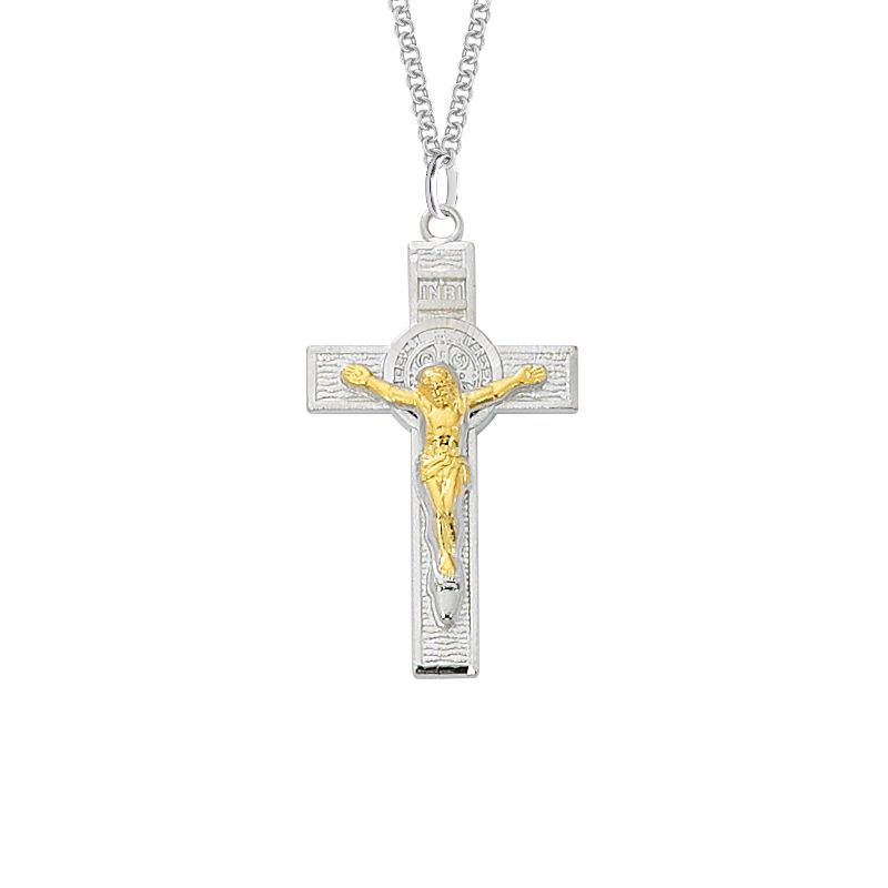 Two Tone St Benedict Crucifix