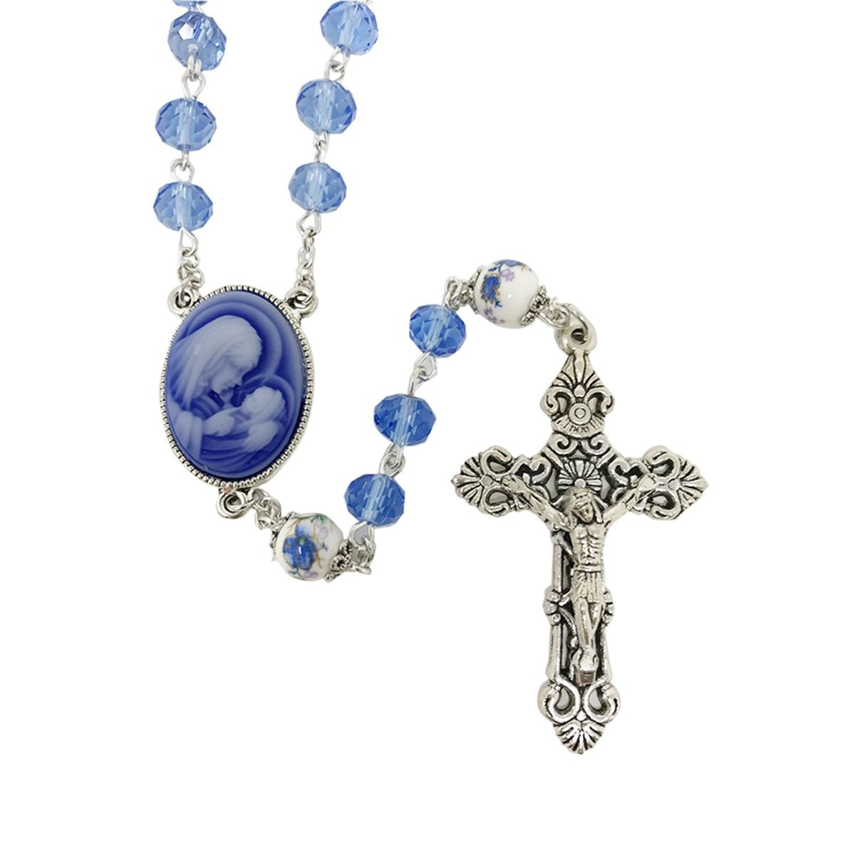 Cameo Madonna Rosary