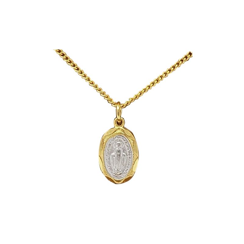 Two Tone Miraculous Medal