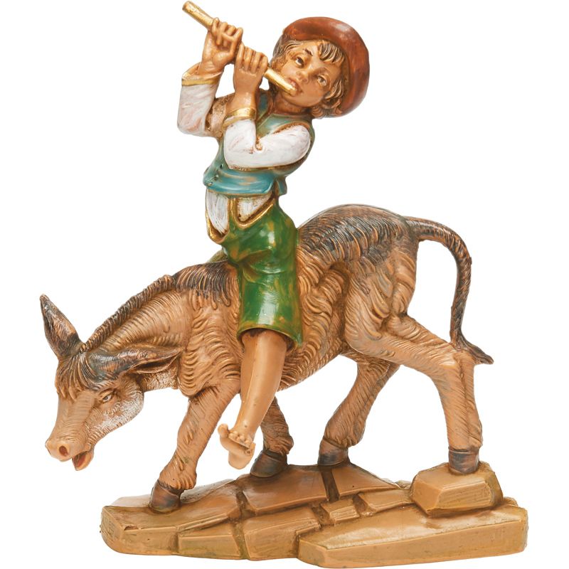 Fontanini Dominic Figure - Boy w/Donkey