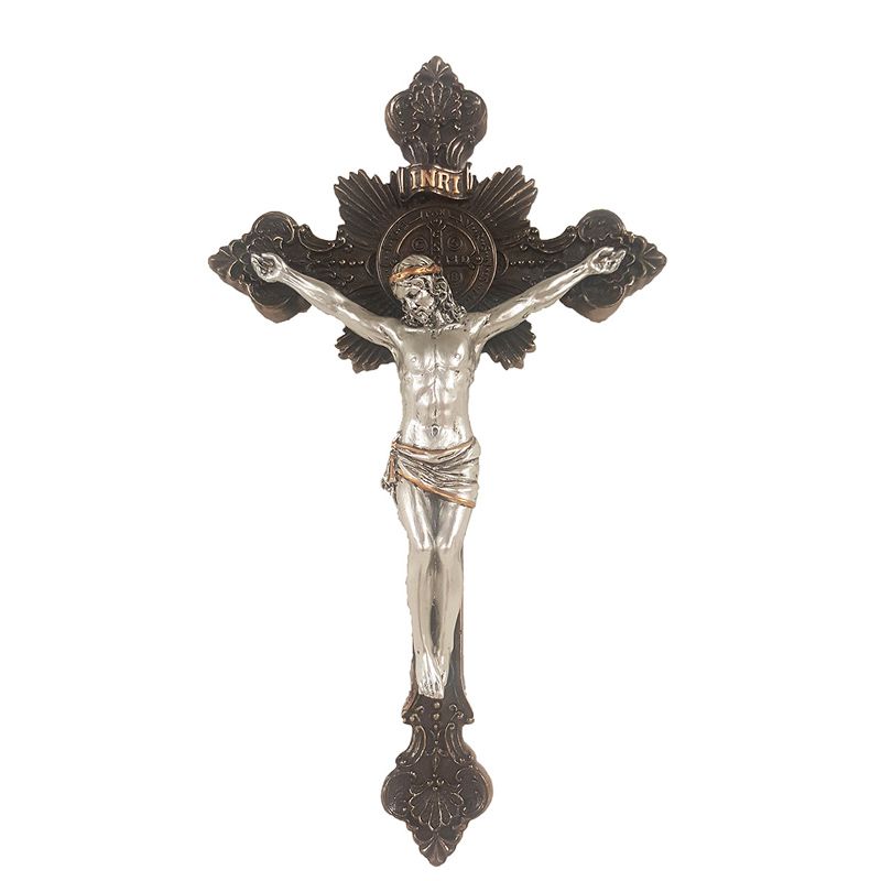 Two-Tone St Benedict Crucifix