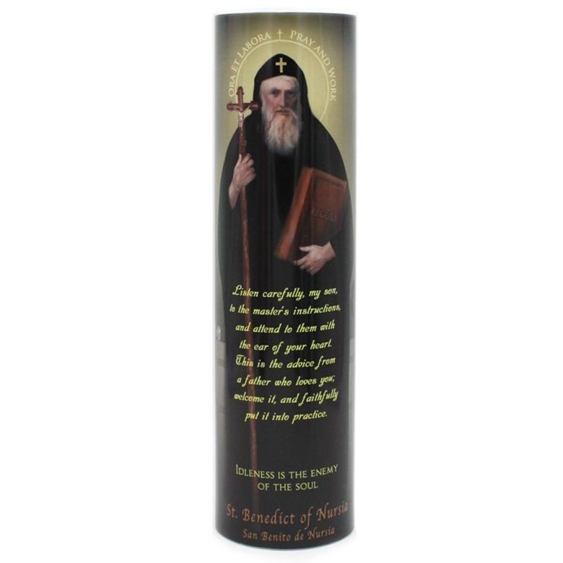 St Benedict LED Candle