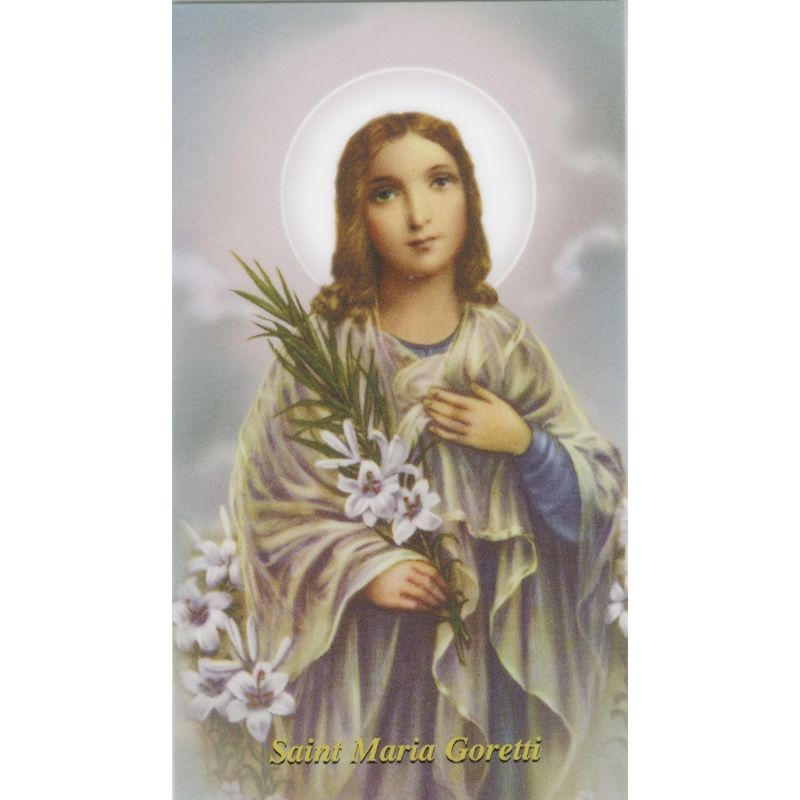 St Maria Goretti Holy Card