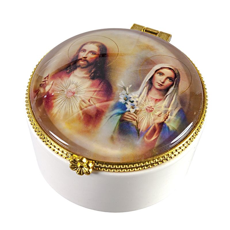 Sacred Hearts Rosary Box