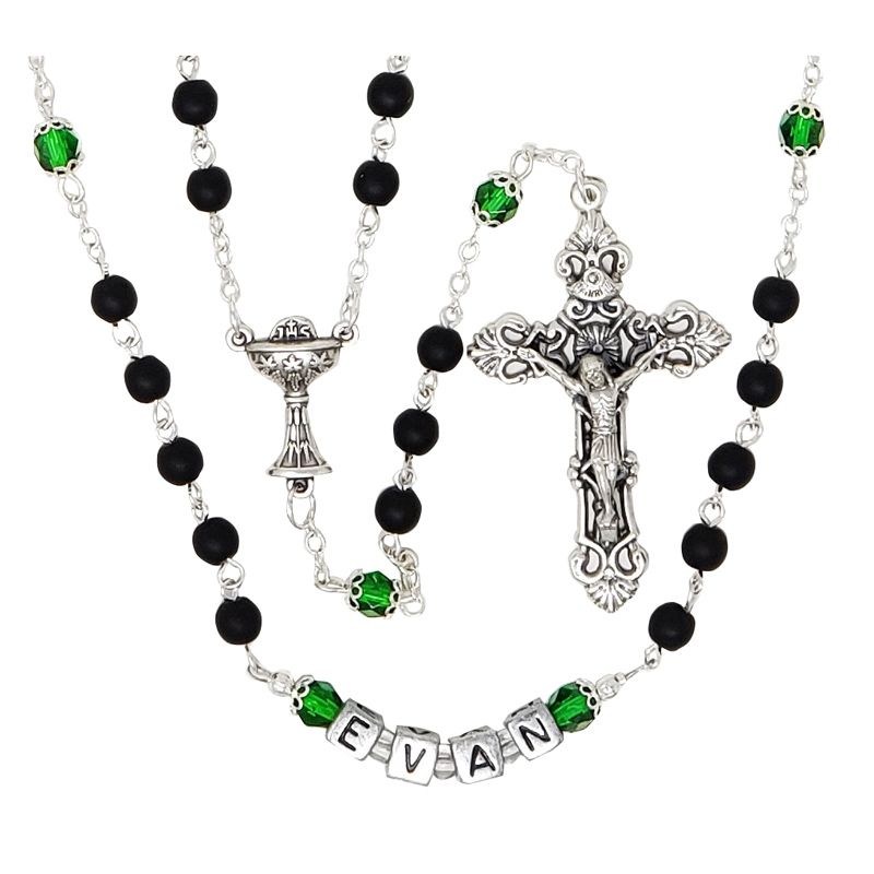 Black Communion Name Rosary