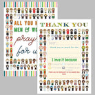 First Communion Saint Thank You Notes