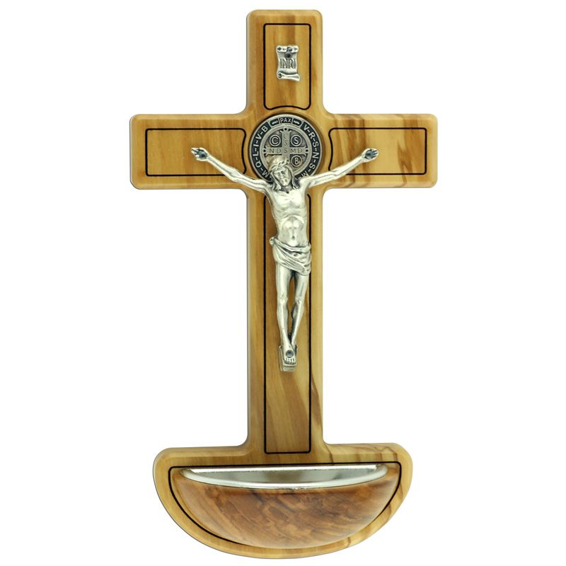 St Benedict Crucifix Font