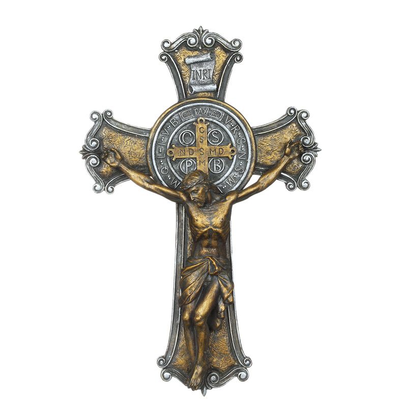 St Benedict 2-Tone Crucifix