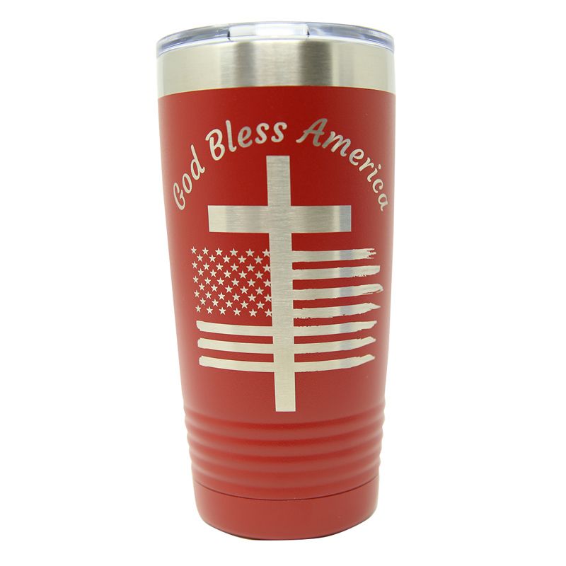 God Bless America Tumbler