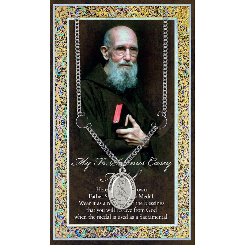 Father Solanus Pewter Patron Saint Medal