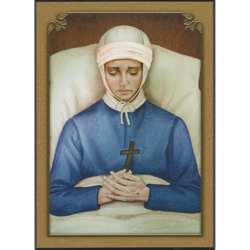 Anne Catherine Emmerich Plaque and Holy Card Gift Set