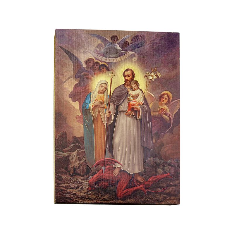St Joseph Terror of Demons Plaque