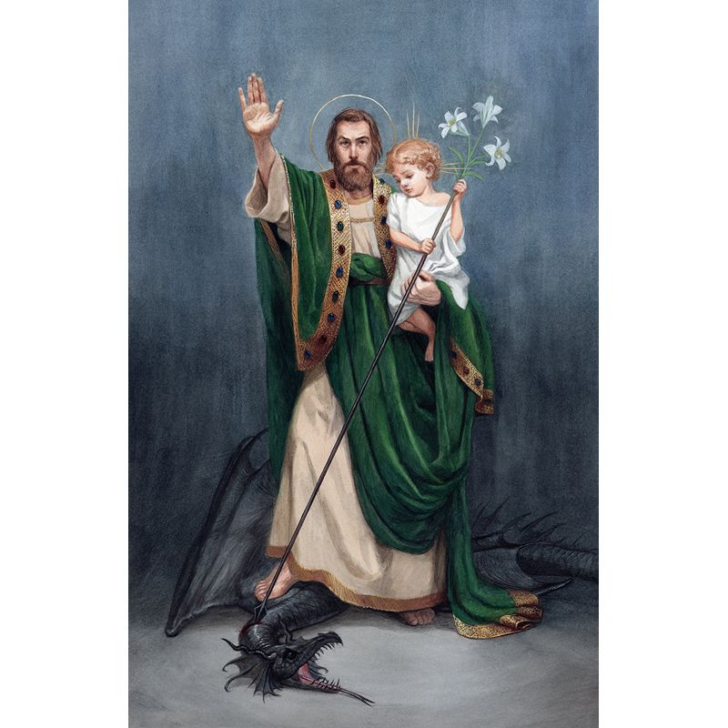 St Joseph Terror of Demons Paper Holy Cards