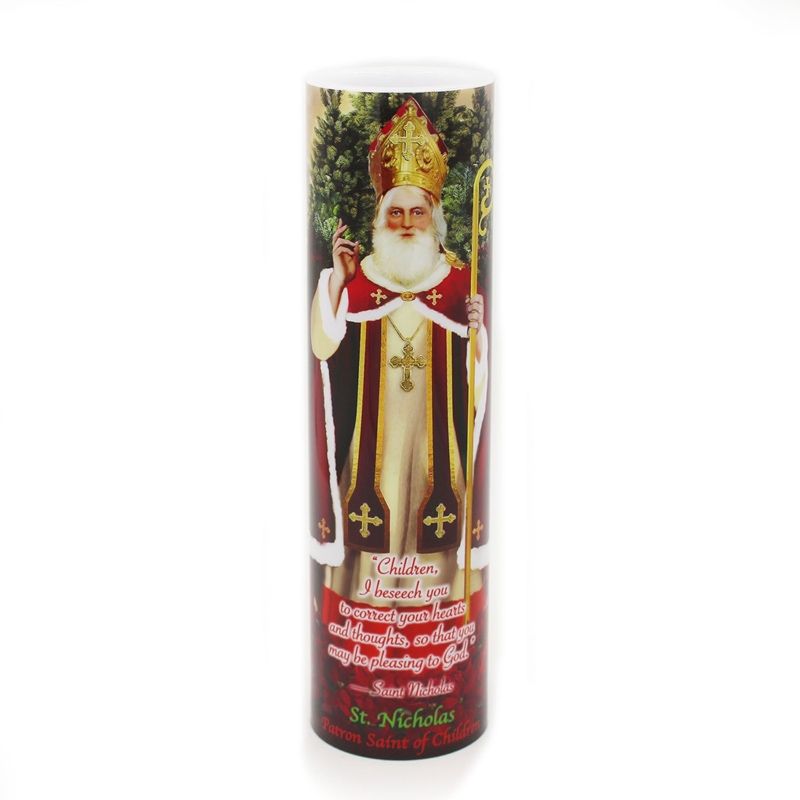 St Nicholas LED Candle