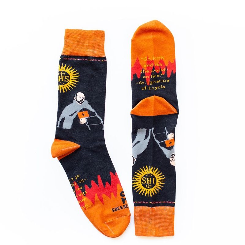 St Ignatius Loyola Religious Socks
