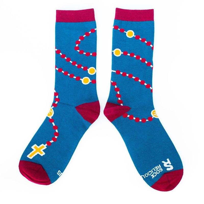 Rosary Religious Socks