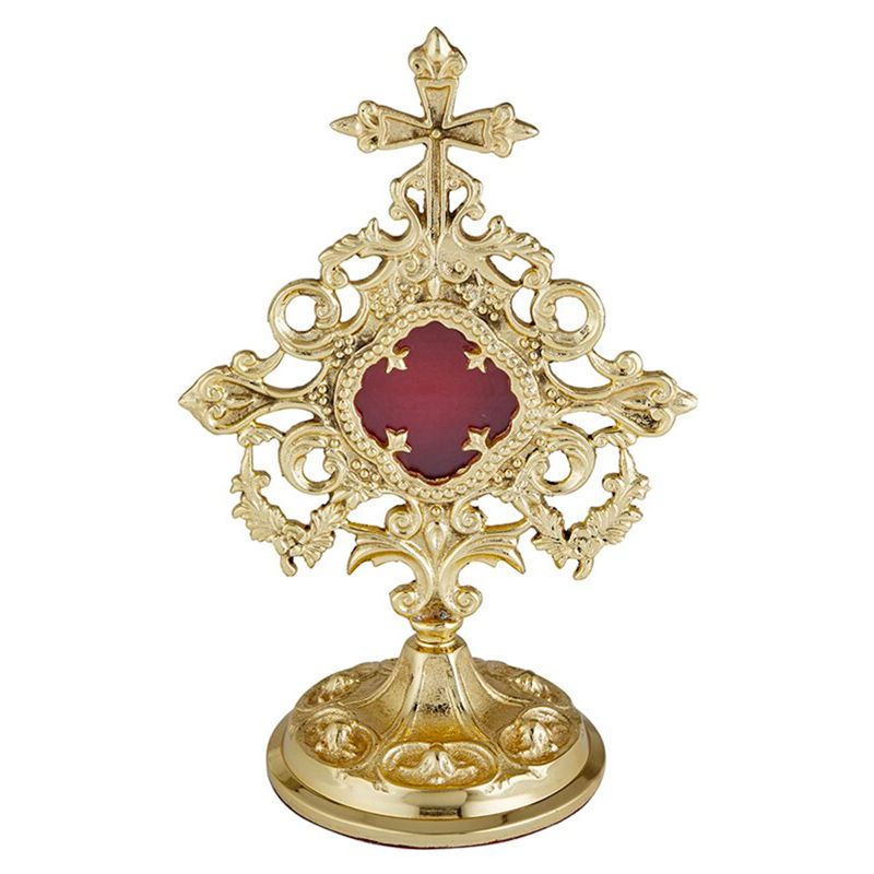 Brass Baroque Reliquary
