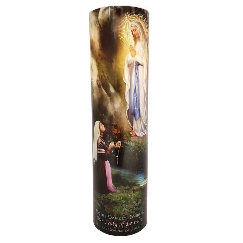 Our Lady of Lourdes LED Candle