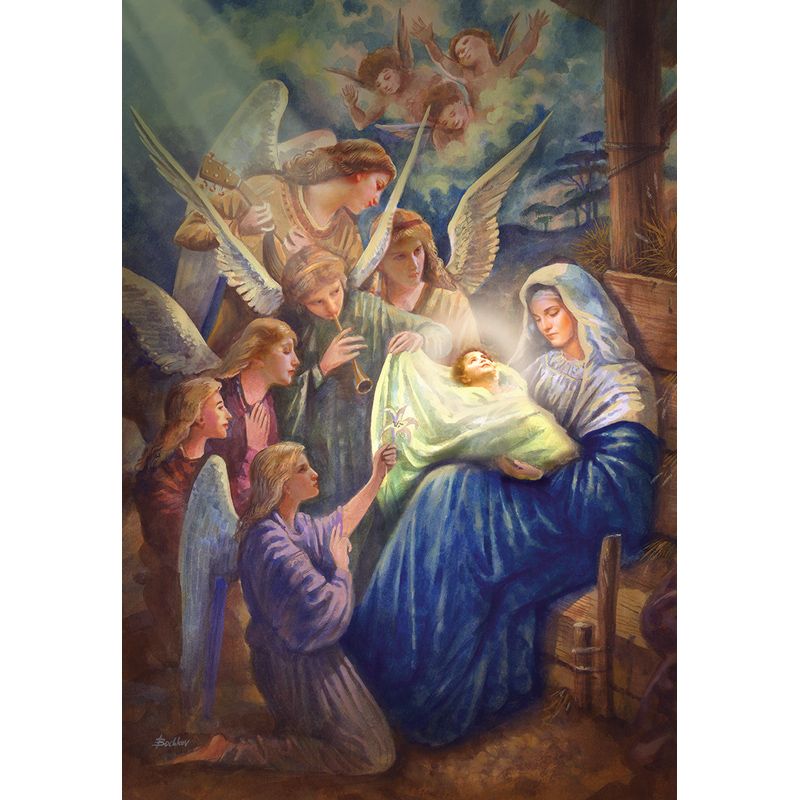 Angels Adoration Christmas Cards