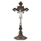 St Benedict Two Tone Crucifix With Base