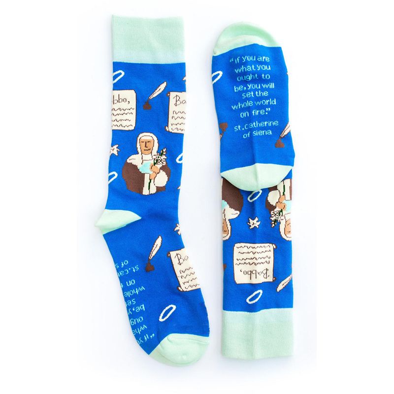 Catherine of Siena Religious Socks