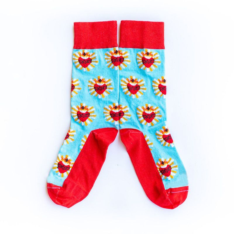 Sacred Heart Religious Socks