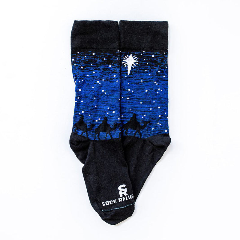 Three Wise Men Religious Socks