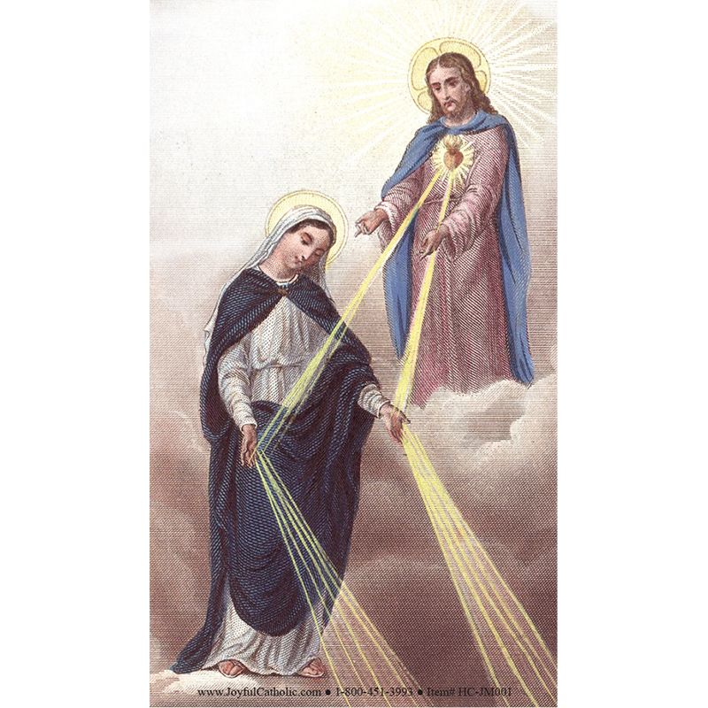 Mary of the Sacred Heart Holy Card