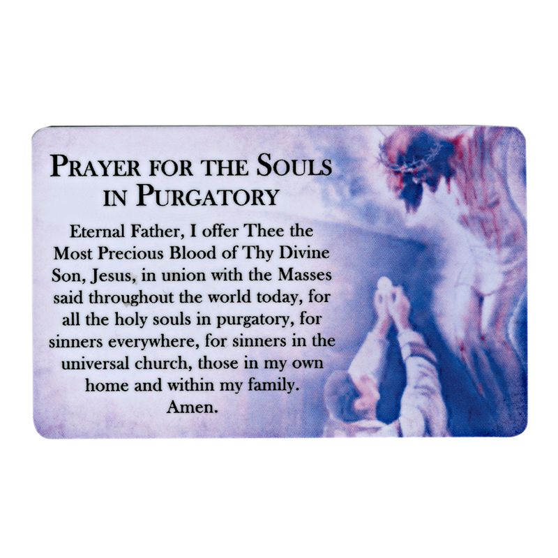 Prayers for the Souls in Purgatory Card