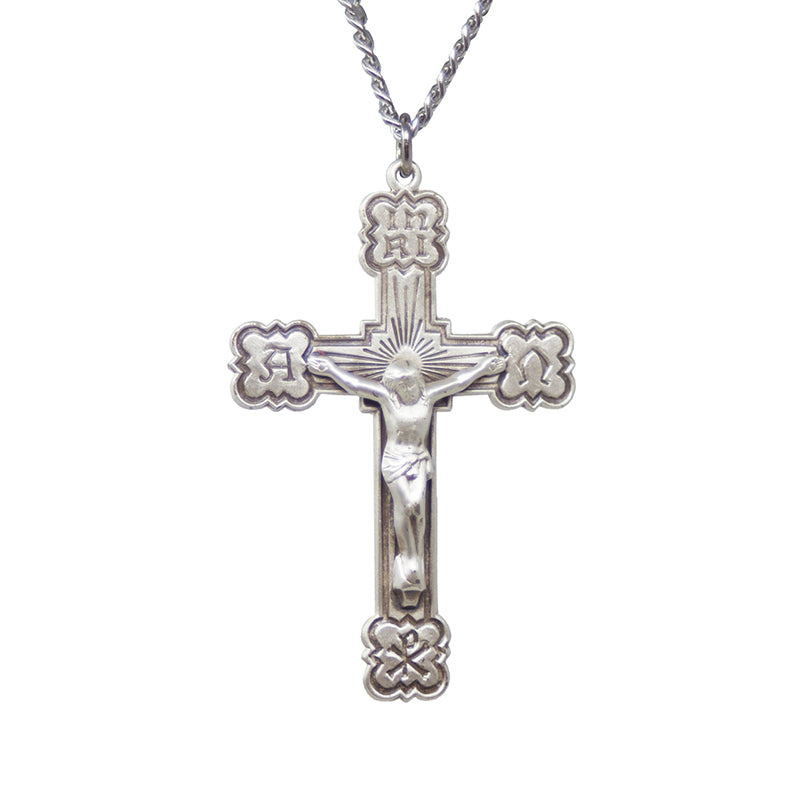 Alpha Omega Crucifix Pendant