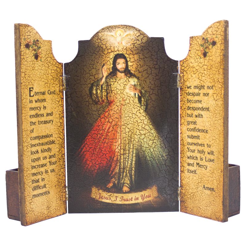 Divine Mercy Prayer Triptych
