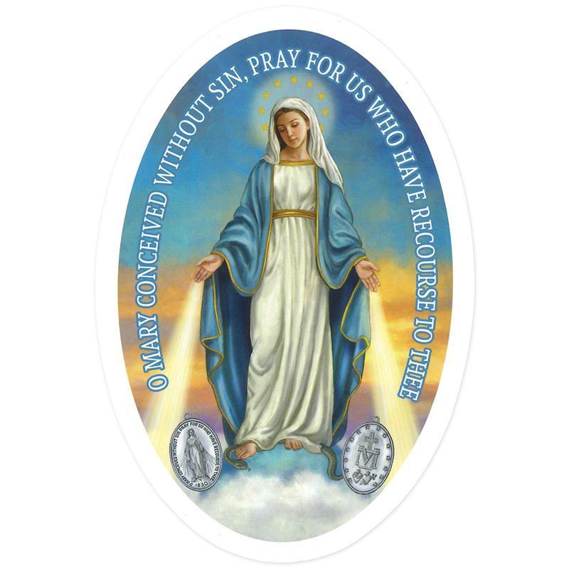 Miraculous Medal Auto Magnet