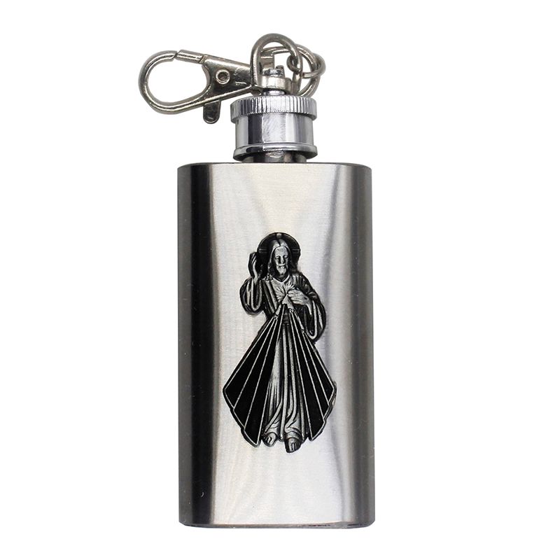 Divine Mercy Holy Water Flask