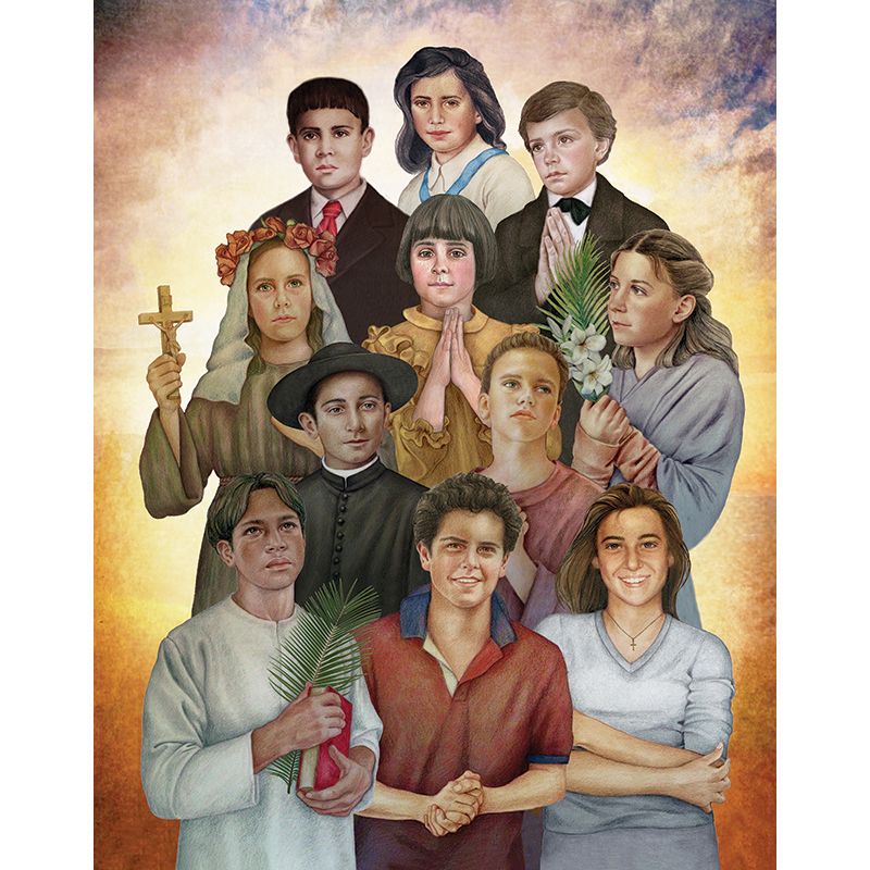 Holy Teenagers Plaque & Holy Card