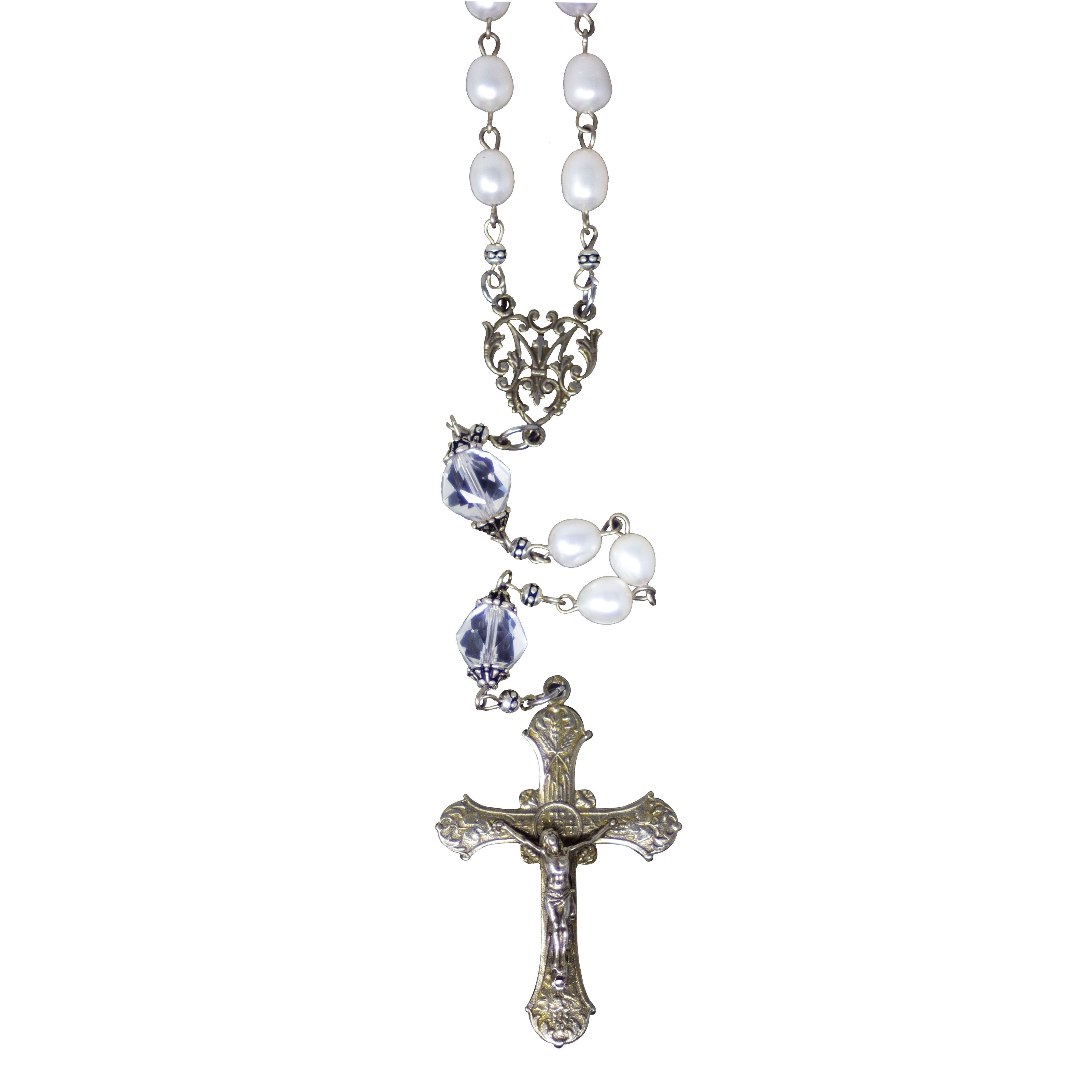 Cultured Pearl Rosary