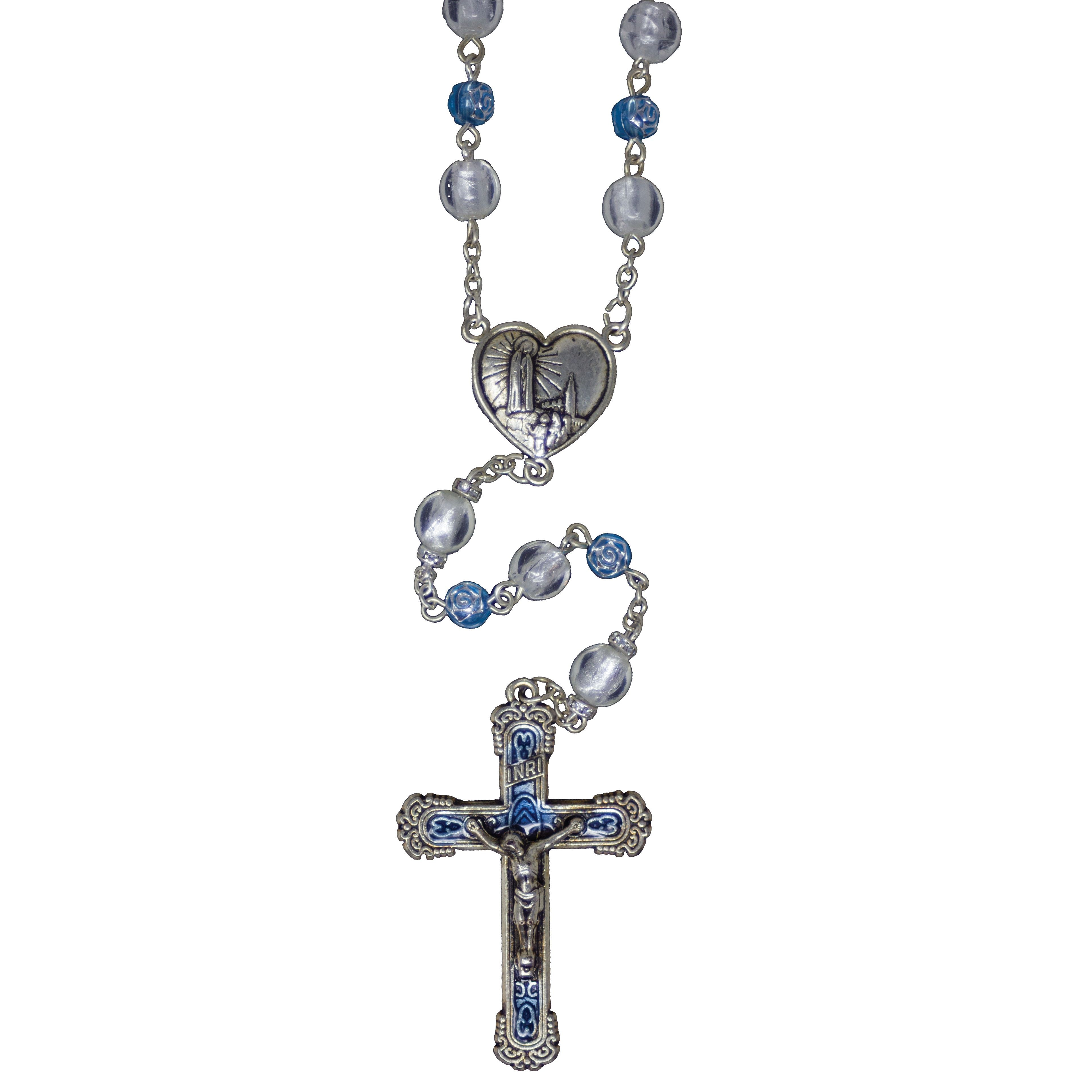 Venetian Glass Fatima Rosary