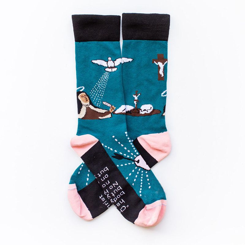 St Teresa of Avila Religious Socks