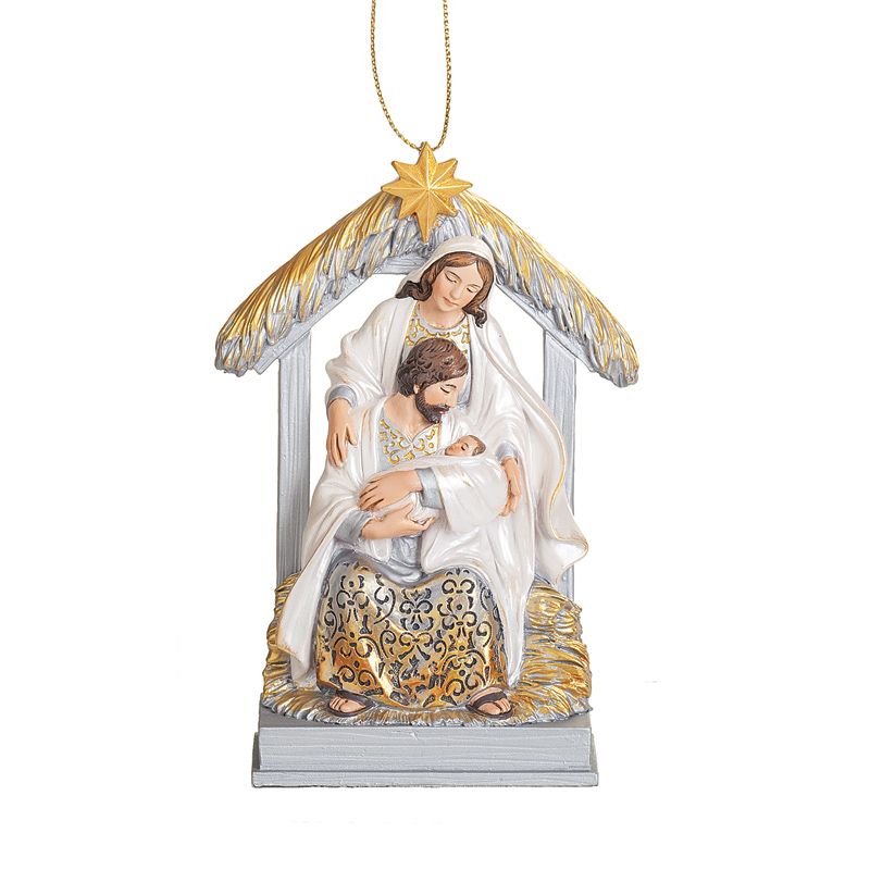 Holy Family Stable Ornament